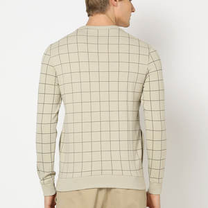 Sweat-shirt d'hiver décontracté pour homme en coton uni, coupe régulière, personnalisable, anti-boulochage, avec impression numérique sur l'épaule - Product Image 2