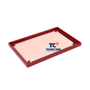 BANDEJA LACADA ROJA AL MEJOR PRECIO BANDEJAS LACADAS DE BODA DE LUJO DE Vietnam Diseños personalizables de alta calidad Envío rápido - Product Image 2