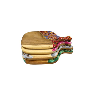 Planche à découper élégante en bois de qualité supérieure, colorée et imprimée, pour une utilisation quotidienne en cuisine - Product Image 1