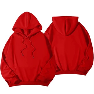 High Quality Polyester/Cotton Nonwoven Winter Printed Oversize Hoodie <b>Thick</b> <b>Fleece</b> Drop Shoulder Custom Men Hoodies - Product Image 3