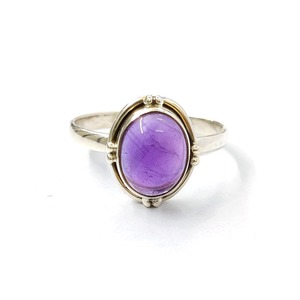 แหวนแฟชั่นอเมทิสต์ น้ำหนัก 3.1 กรัม - Product Image 1