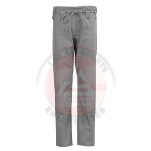 Jiu Jitsu เครื่องแบบ GI สำหรับผู้ใหญ่440g ผ้าคอตตอน100% พร้อมโลโก้ด้านหน้าป้องกันการหดตัวและระบายอากาศได้ดีใช้ได้ทั้งชายและหญิง - Product Image 6