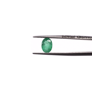 Émeraudes zambiennes naturelles, ovales calibrées 6x8mm, pierres précieuses facettées naturelles, prêtes à l'emploi pour la création de bijoux. - Product Image 2