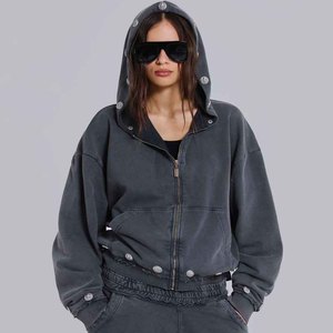 Conjunto Deportivo Personalizado para Mujer, Estilo Sunfade, Sudadera Holgada y Pantalones Jogger, Ropa Deportiva Casual a la Moda - Product Image 5