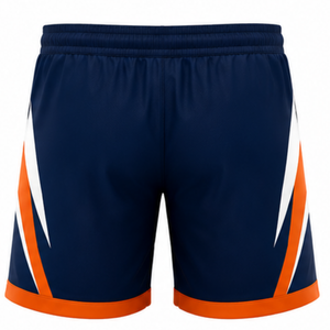 Pantalones Cortos de Voleibol Azul Marino y Naranja, Uniformes Deportivos Profesionales para Equipos, Ropa de Entrenamiento de Alto Rendimiento, Prendas Cómodas para Partidos - Product Image 2