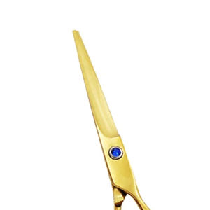 Ciseaux de coiffure professionnels 5,5 pouces en acier inoxydable, qualité A+, pour droitiers, à lame arrondie et tranchante - Product Image 2