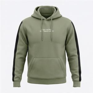 Sudadera con Capucha Premium Personalizada para Hombre, 100% Algodón, Estilo Oversize, Estampado Gráfico Otoñal, Ropa Urbana al por Mayor - Product Image 1