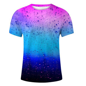 T-shirts surdimensionnés personnalisés à col rond, impression intégrale par sublimation, style streetwear, grandes tailles pour hommes, en provenance du Pakistan - Product Image 1