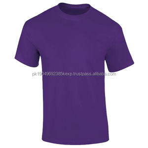 T-shirts unis de haute qualité pour hommes, t-shirt surdimensionné pour hommes, vêtements de rue surdimensionnés, 100% coton - Product Image 1