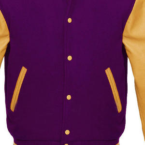 Chaquetas Varsity OEM en Oferta, Nueva Llegada, Chaquetas Varsity con Mangas de Cuero y Logotipo de Marca Personalizado - Product Image 5