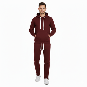 Ensemble de survêtement pour homme, 2 pièces, tenue de sport décontractée pour le printemps, avec pantalon, vêtements de sport élégants pour homme - Product Image 4