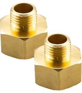 Raccords de tuyauterie hexagonaux flexibles en laiton moulé avec filetage mâle égal, OEM/ODM - Product Image 1