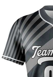 เสื้อเบสบอลแบบสองกระดุม ออกแบบเองได้ ขายส่ง คุณภาพสูง ราคาสมเหตุสมผล - Product Image 5