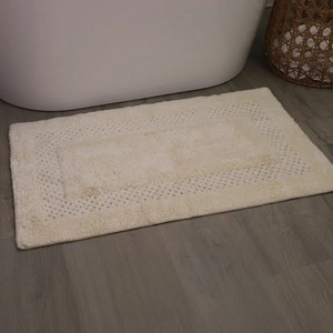 Tapis de salle de bain en coton à mémoire de forme, antidérapant, imperméable et écologique, design galets modernes, marque Avior, directement de l'usine en Inde - Product Image 2