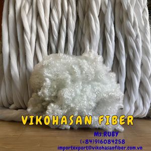 Wholesale Price 7D HCS White Grade Recyclable Hollow Conjugated Siliconized GRS OEKO <b>TEX</b> Certified Flame Filling Material - Product Image 4