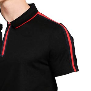 Ventes d'usine Polo à manches courtes de haute qualité Design de marque Polo uni de haute qualité pour hommes pour le sport hommes décontracté intelligent - Product Image 3