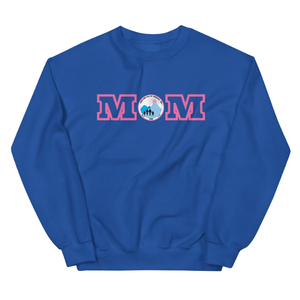 Sweat-shirt unisexe rose à col rond bleu roi, pull en molleton graphique à manches longues, décontracté, mode hiver, vêtement de tous les jours - Product Image 1