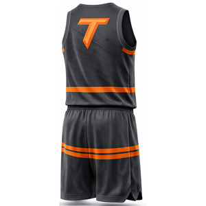 Ensemble de maillots de basket-ball professionnels, logo personnalisé, uniforme de basket-ball respirant, imprimé, anti-transpiration, séchage rapide, grande taille - Product Image 2
