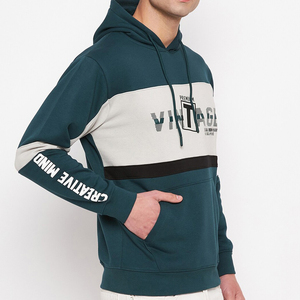 Sweat-shirts d'hiver pour hommes 100 % coton avec logo personnalisé, sweats à capuche pull-over, vente en gros OEM, conception sur mesure - Product Image 5