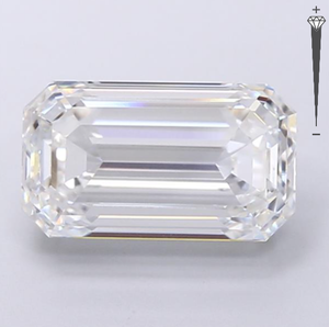 Diamante Cultivado en Laboratorio con Certificación IGI, Corte Esmeralda Alargado de 5.15 CT, Color E, Claridad VVS2, CVD LG 766624297, ROYAL GEMS - Product Image 1