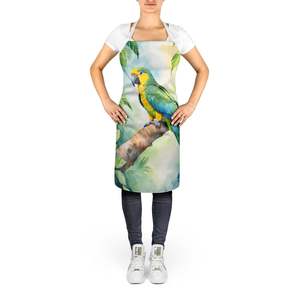 Yellownaped for Parrot Large Multicolor Unisex <b>Apron</b> <b>Kitchen</b> Cooking Baking Gardening Server Adults Men <b>Women</b> Model - Product Image 2