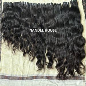 Paquets de cheveux humains Remy de haute qualité non transformés cuticule vierge brute alignée tissage de boucles italiennes Style crépus fermeture à lacet inde - Product Image 2