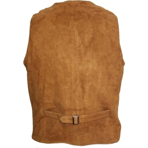 Chaleco de Motocicleta de Cuero de Cabra Auténtico para Hombre, Chaleco de Motocicleta de Cuero Genuino de Alta Calidad - Product Image 3