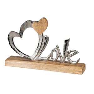 Figura Minimalista con Base de Metal y Madera, Adorno Decorativo para Regalo, para Bautizo - Product Image 3