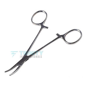 Instrument chirurgical avancé : Pince hémostatique anti-moustiques courbée réutilisable, outil de santé - Product Image 3