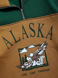 Sweat-shirt surdimensionné personnalisé à fermeture éclair avec capuche, unisexe, en coton tricoté de haute qualité, épais, brodé, pour l'automne - Product Image 2