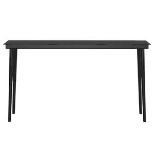 Conjunto de Comedor para Jardín en Beige y Negro - Product Image 6