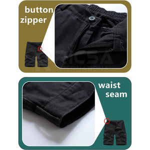 Men Casual Hunting <b>Cargo</b> <b>Shorts</b> 100% Cotton Solid Mid Waist Eco-Friendly Quick Dry Multi-Pocket <b>Lightweight</b> Breathable Outdoor - Product Image 5