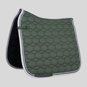 แผ่นรองอานม้าสำหรับเดรสสาจ ขายส่งจากโรงงาน สีพื้น ดีไซน์ทันสมัย ปักโลโก้ตามสั่ง สำหรับฝึกขี่ม้า ขายดี ราคาถูก - Product Image 4