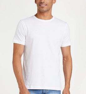 Wholesale Direct Factory Regular Fit Short Sleeve 100% Cotton 180 Grams Casual Streetwear Summer Fashion Solid Men's T-Shirt - Product Image 1
