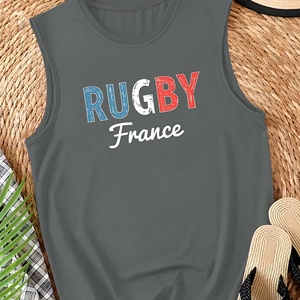 <b>RUGBY</b> France in bold text <b>Women's</b> casual vest - Product Image 3