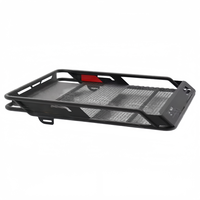 Panier de toit universel en acier thermolaqué pour voiture, porte-bagages robuste, capacité de charge 100 kg pour SUV et pick-up