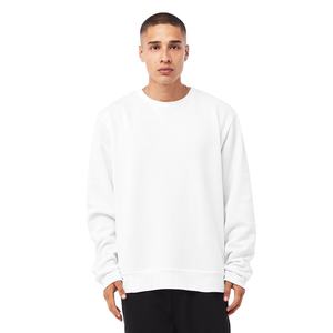 Sweat-shirt 100% en molleton de coton lourd personnalisable pour hommes Pull-over de haute qualité avec motif solide de créateur pour l'hiver - Product Image 1