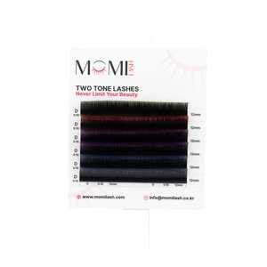 Extensiones de Pestañas de Lujo en Dos Tonos – 0.10mm Curvatura C, CC, D, DD |   MOMI Lash Profesional - Product Image 4