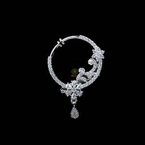 Mishi CZ Designer Stainless Steel Nose Stud-Internally Threaded Cartilage Earring for Children - Product Image 5