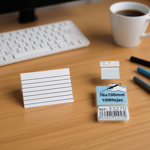 Blocchetti Adesivi 76x100mm con Righe Bianche 100 Fogli - Product Image 2