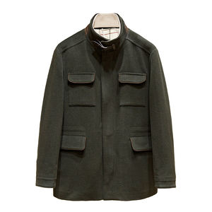 Chaqueta de Forro Polar Personalizada, Mezcla de Lana y Cachemira, Ecológica, para Viajeros, Estilo Nuevo de Otoño Invierno para Hombre, de Longitud Media - Product Image 1