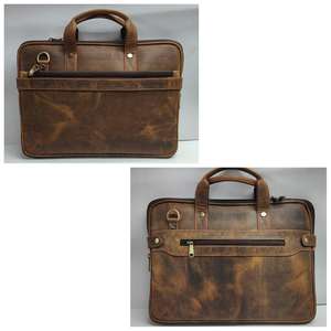 Bolso Moderno y Elegante para Portátil de Cuero Genuino, Múltiples Compartimentos, Puerto USB, Ecológico, Gran Capacidad, para Oficina y Viajes, India - Product Image 4