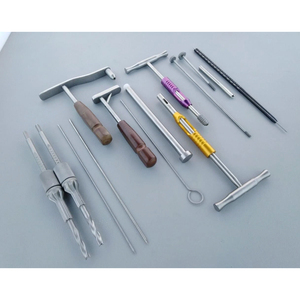 Juego de Instrumentos Quirúrgicos Dentales Manuales Surginexa de Alta Calidad, 6 Piezas, Acero Inoxidable, Serie Negra, Certificación CE Clase I - Product Image 1