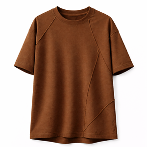 เสื้อยืดโอเวอร์ไซส์ผ้าคอตตอนผสมสแปนเด็กซ์หนา 220 GSM รับสั่งพิมพ์ลายตามแบบ โรงงานผลิต OEM - Product Image 3