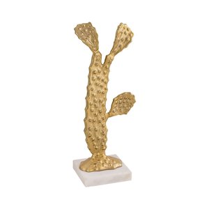 Aluminium Handmade Cactus Sculpture Modern Artistic Design Eco-Friendly Durable <b>Figure</b> Shape Retirement Home Office Tabletop - Product Image 5