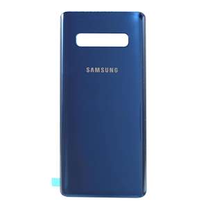 Pour Samsung S10 Coque arrière G973F Verre bleu Pièce de rechange - Product Image 1