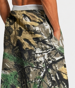 Pantalon de jogging surdimensionné pour homme OEM, camouflage contrastant, en molleton de coton premium, respirant, streetwear décontracté, pantalon de survêtement pour homme - Product Image 5