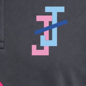 Camisa de Manga Corta con Cuello y Paneles Cruzados en Gris Carbón y Rosa, Uniforme Casual Sólido, Ropa Deportiva Personalizada para Niño, 100% Algodón - Product Image 3