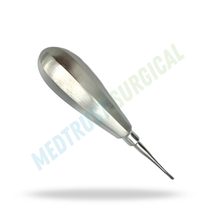 Elevador dental Crossley Rabbit de doble punta, tamaño estándar, instrumento quirúrgico veterinario para separación de dientes - Product Image 4