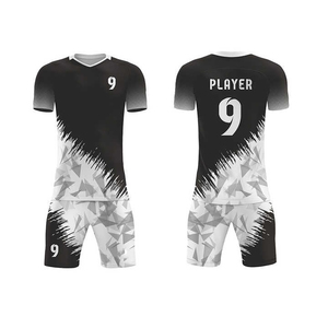 Conjunto de Camiseta de Fútbol Sublimada Personalizada OEM de Alta Calidad para Hombre, Cuello en V, Manga Corta, Absorbe la Humedad, Ajuste Atlético, para Todas las Temporadas - Product Image 3